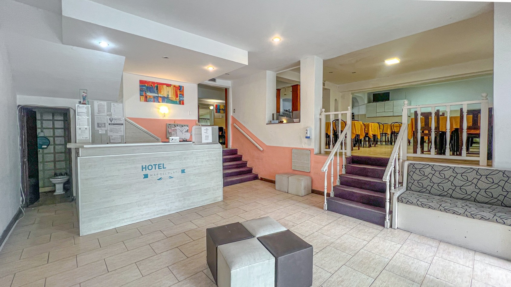 SE VENDE DOS HOTELES SALIDA A DOS CALLES CON COCHERAS. EXCELENTE UBICACION. MAR DEL PLATA